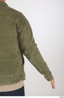 Yoshinaga Kuri arm casual dressed khaki jacket sleeve upper body…